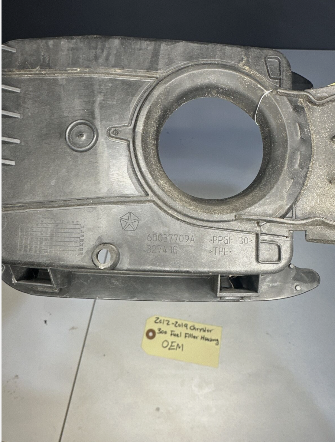 Chrysler 300 Fuel Filler Door Housing OEM 2011, 2012, 2013, 2014, 2015, 2016, 2017, 2018, 2019