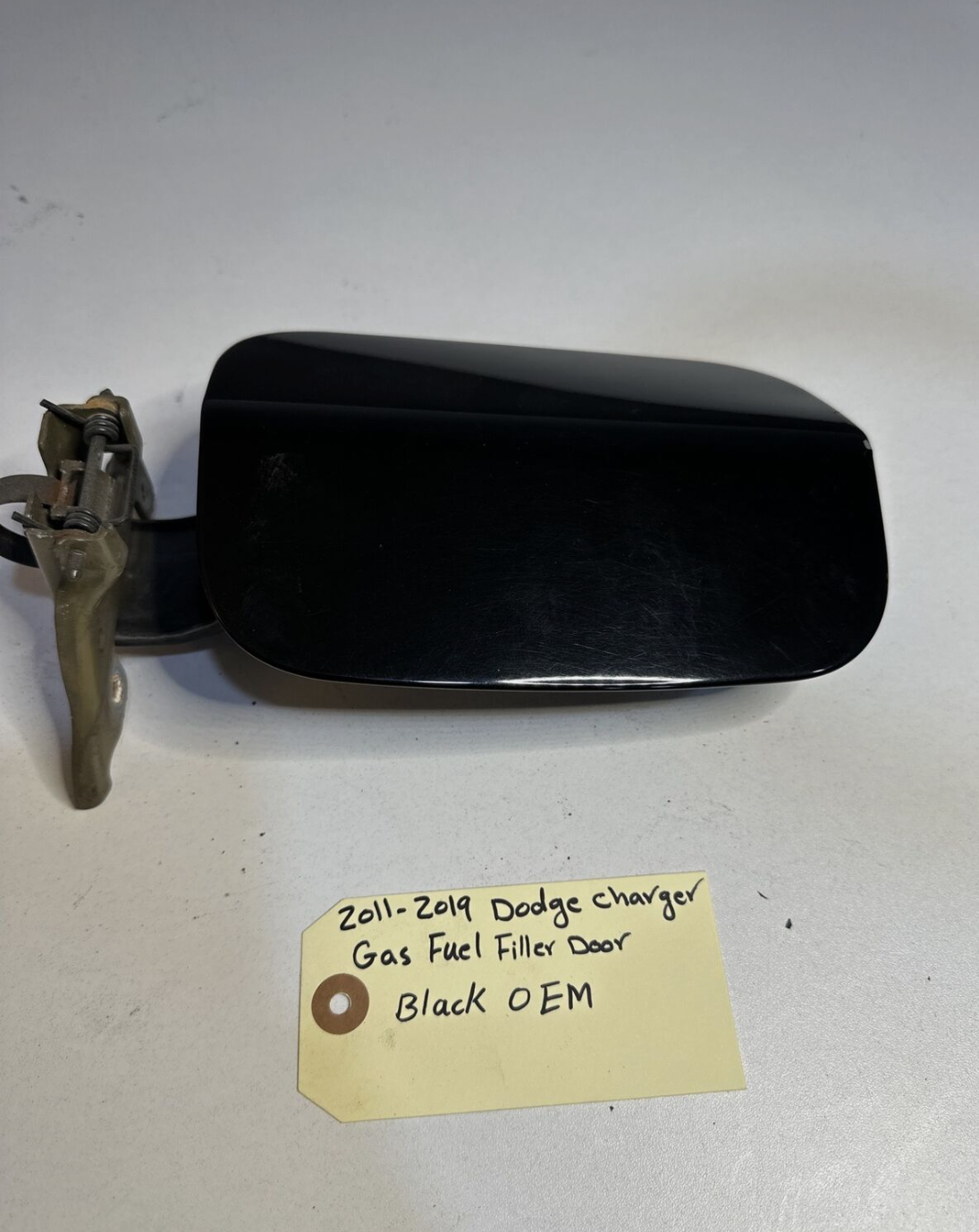 Dodge Charger Gas Fuel Filler Door Black OEM 2011, 2012, 2013, 2014, 2015, 2016. 2017, 2018, 2019