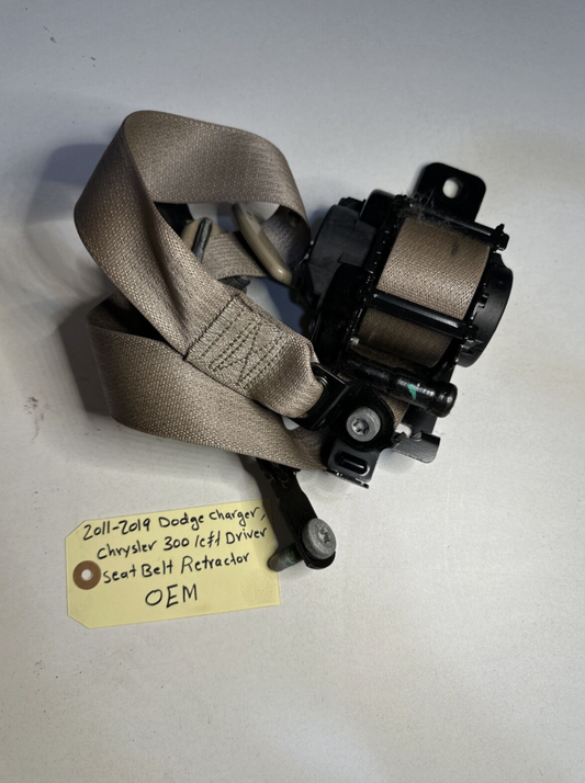 Dodge Charger Chrysler 300 Left Driver Seat Belt Retractor OEM 2011, 2012, 2013, 2014, 2015, 2016, 2017, 2018, 2019